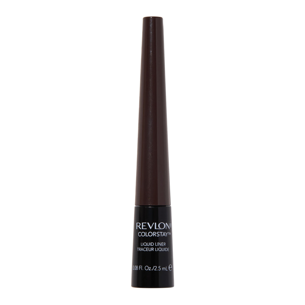 Revlon ColorStay Liquid Eyeliner 252 Black Brown 2.5 ml on white background