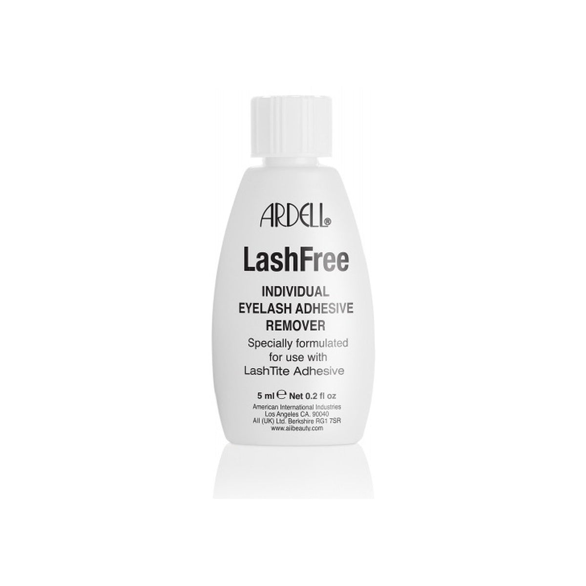 Ardell LashFree 5 ml individual eyelash adhesive remover bottle on white background