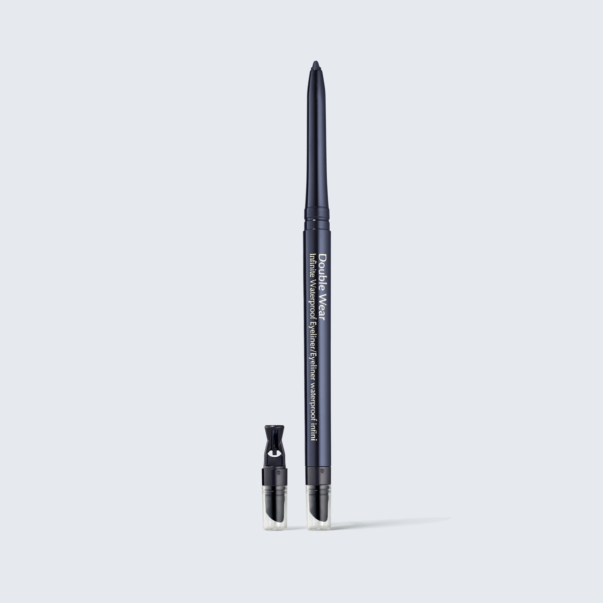 Estee Lauder Double Wear Infinite Waterproof Eyeliner Indigo pencil on studio background