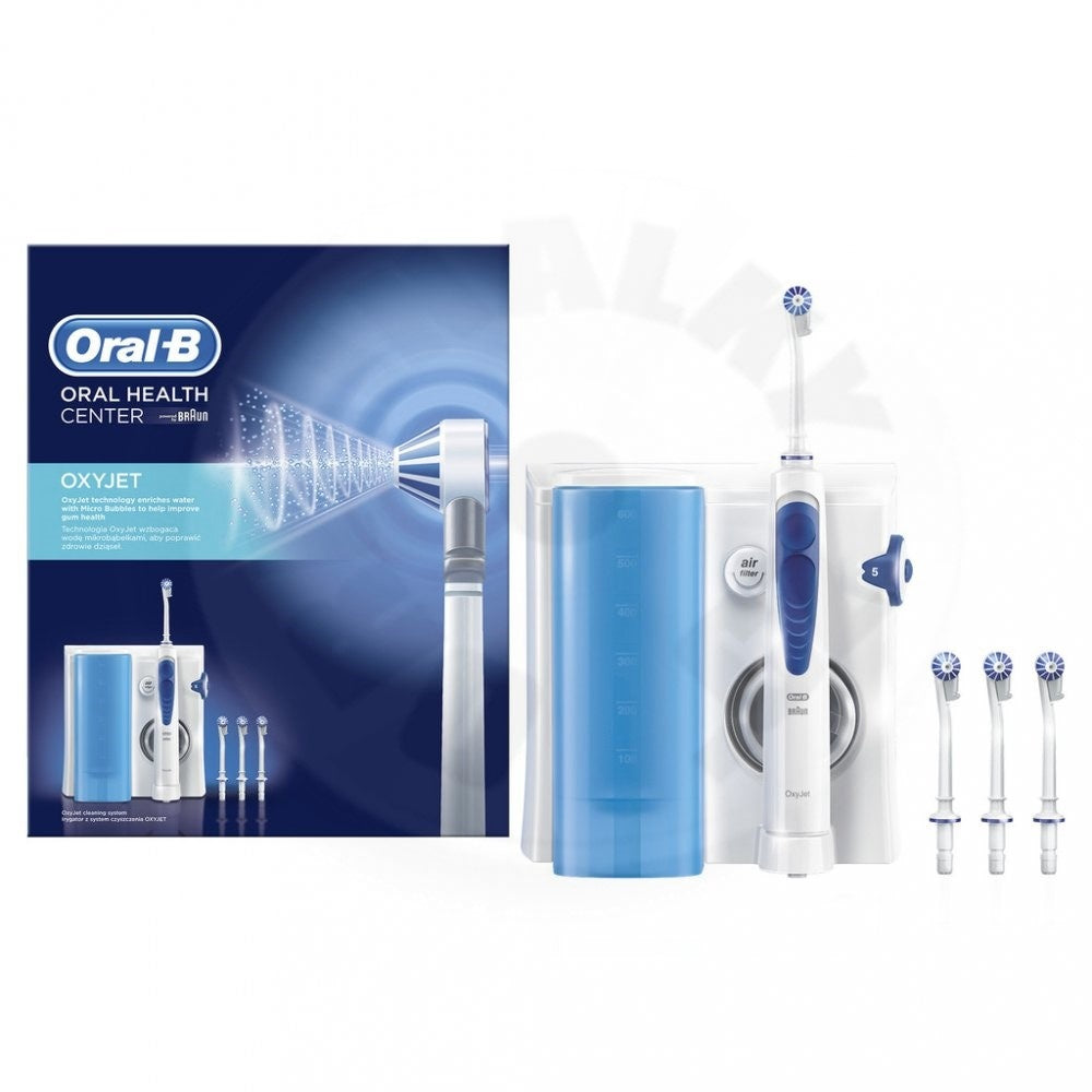 Oral-B OxyJet MD20 irrigator with box, 600 ml tank and four nozzles
