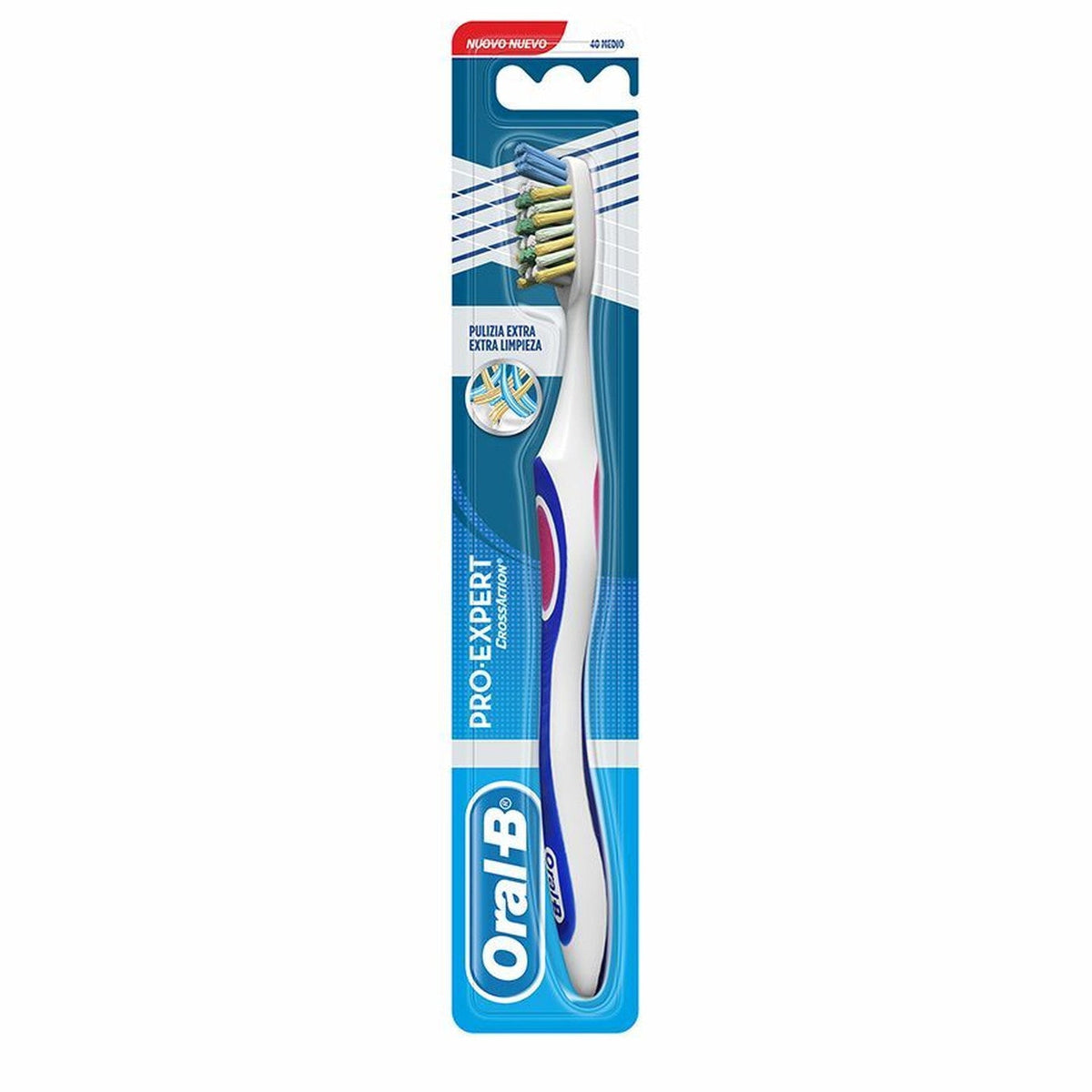 Oral-B Pro-Expert CrossAction Extra Clean medium 40 toothbrush blister on white