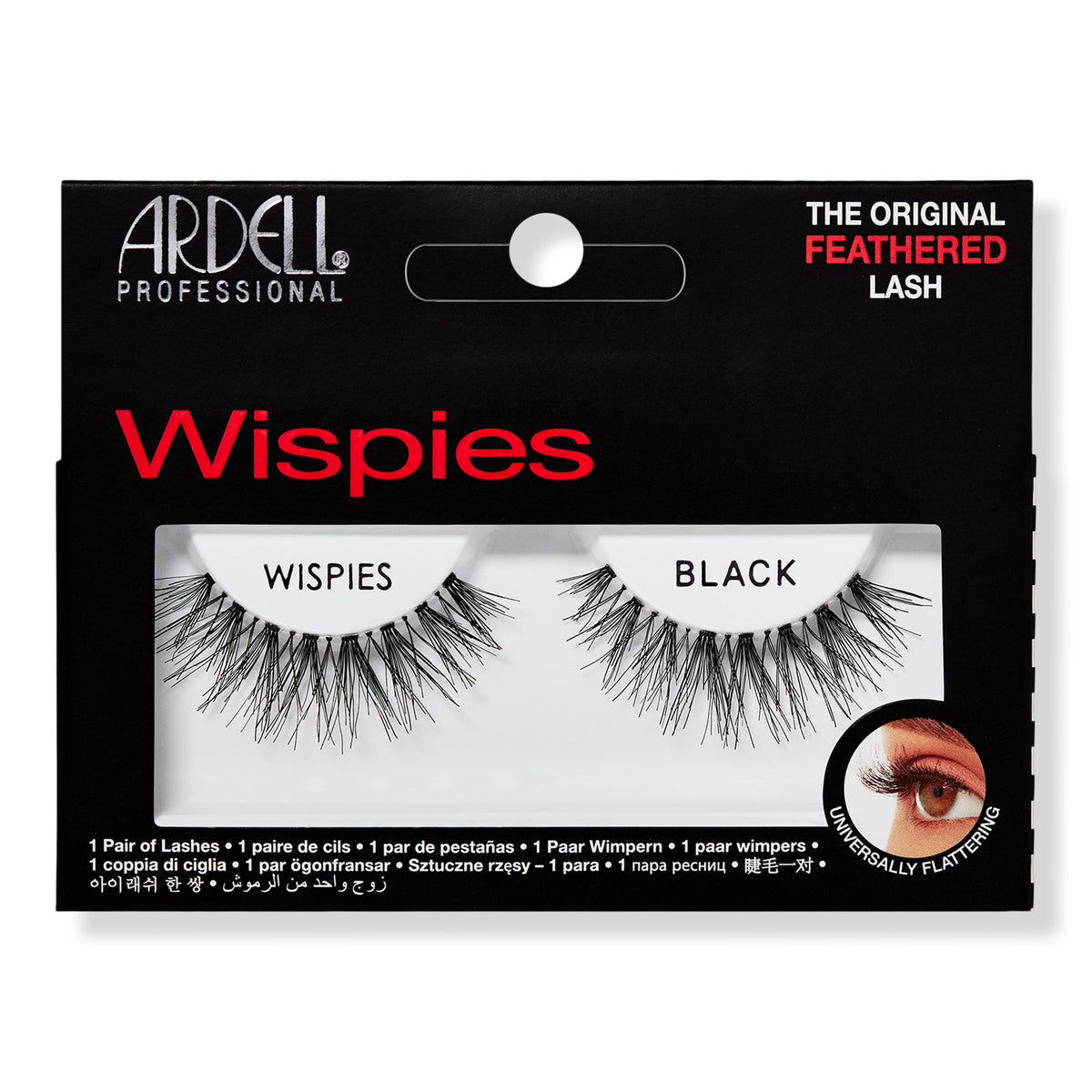 Ardell Professional Fashion Lashes Wispies black 1 pair pack