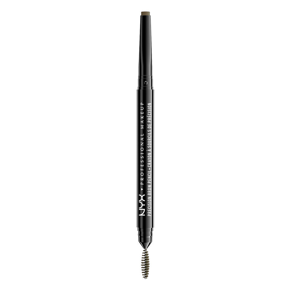 NYX Precision Brow Pencil Taupe dual-ended pencil on white background