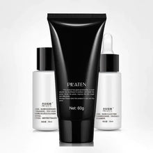 Cargar imagen en el visor de la galería, Conjunto de traje triple de extracción de cabeza negra Pil'Aten