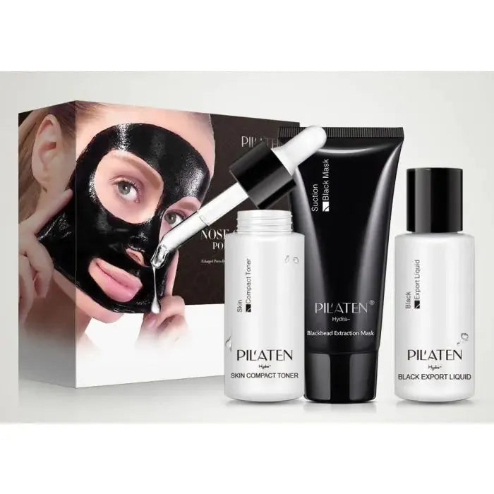 Pil'Aten Black Head Extraction Dreieranzug-Set