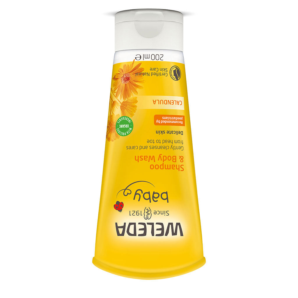 Weleda Calendula Shampoo & Body Wash 200 ml