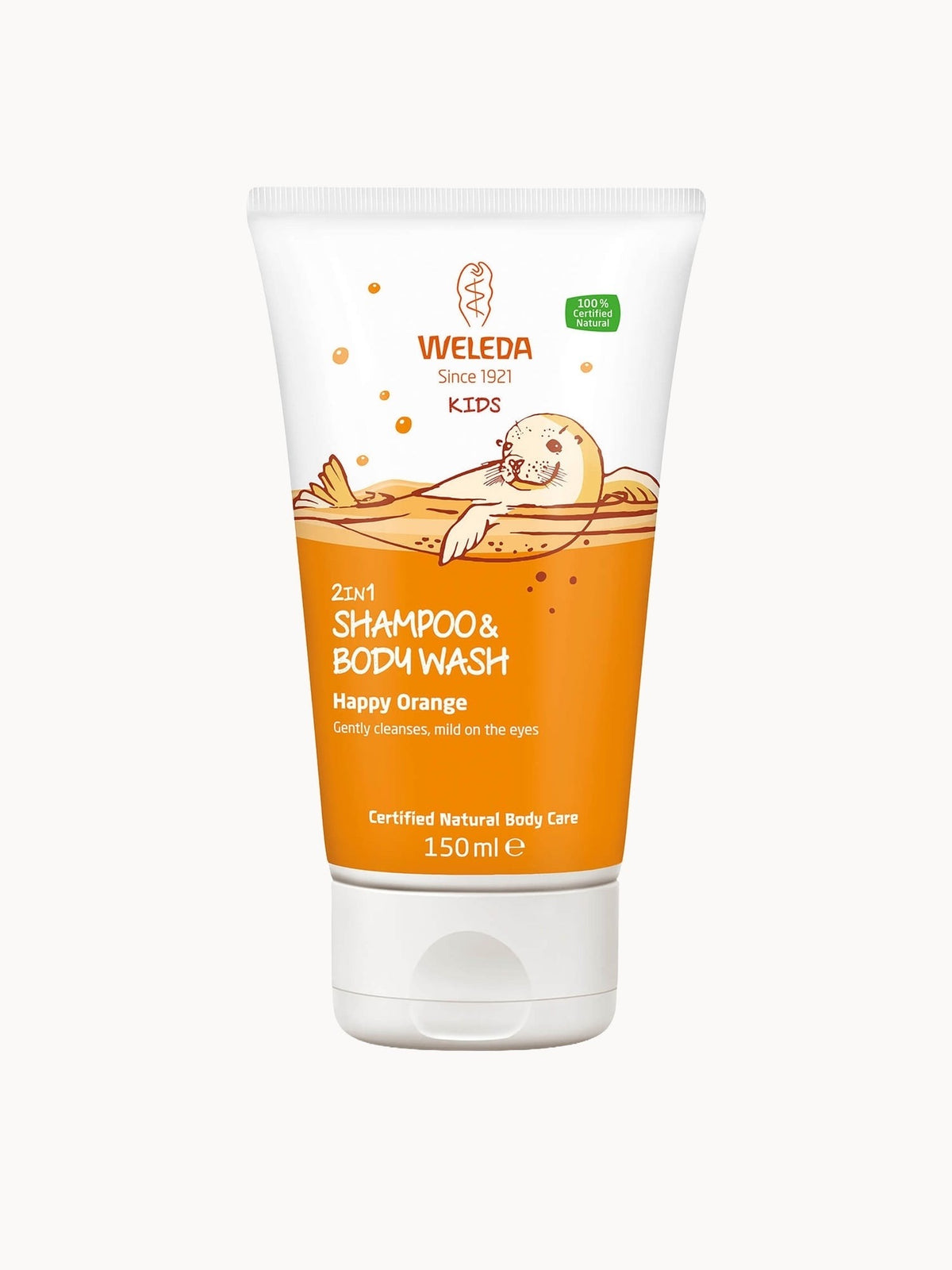 Weleda Kids 2in1 Shower & Shampoo Happy Orange (150 ml) 1