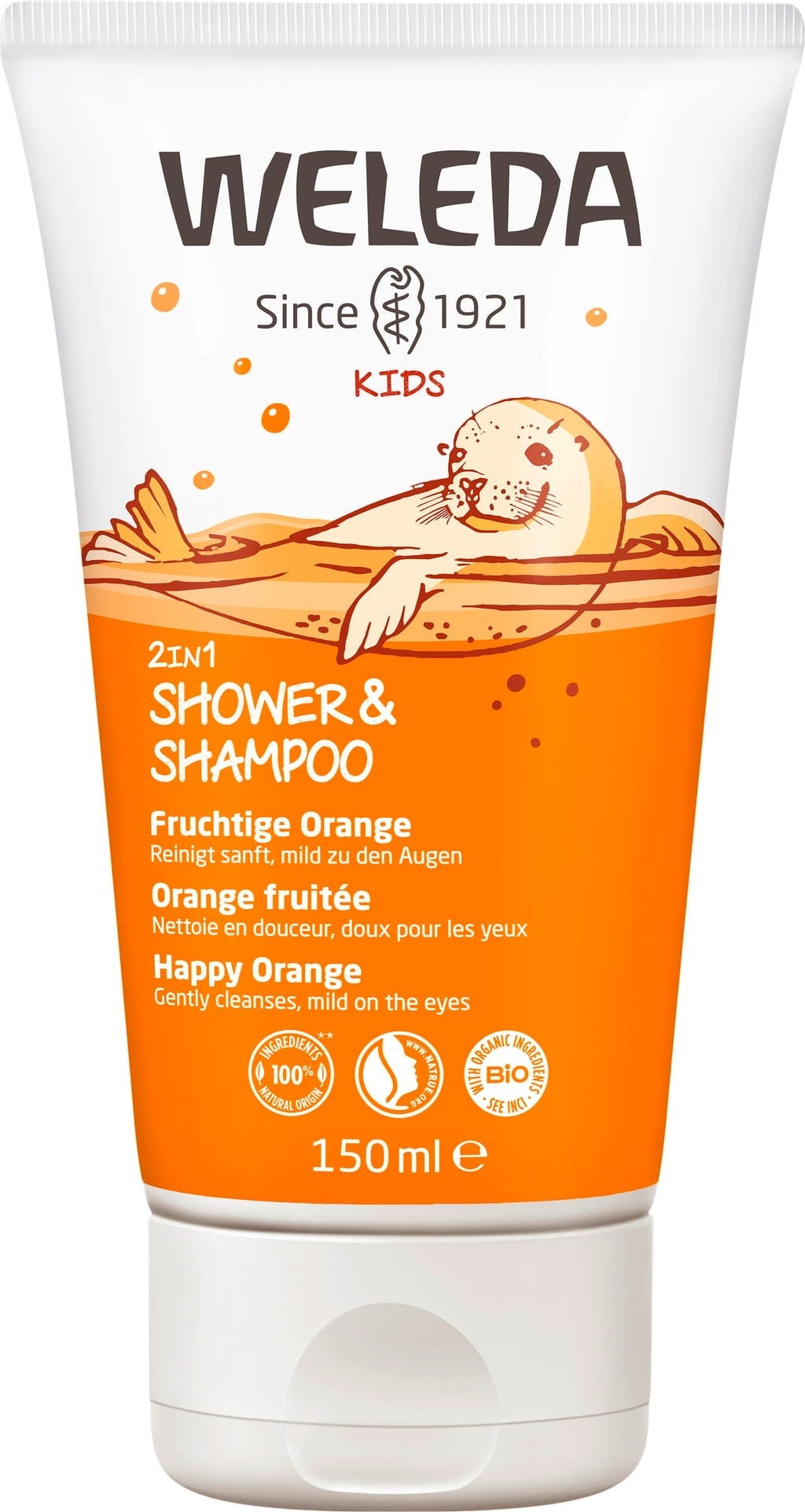 Weleda Kids 2in1 Shower & Shampoo Happy Orange (150 ml) 4