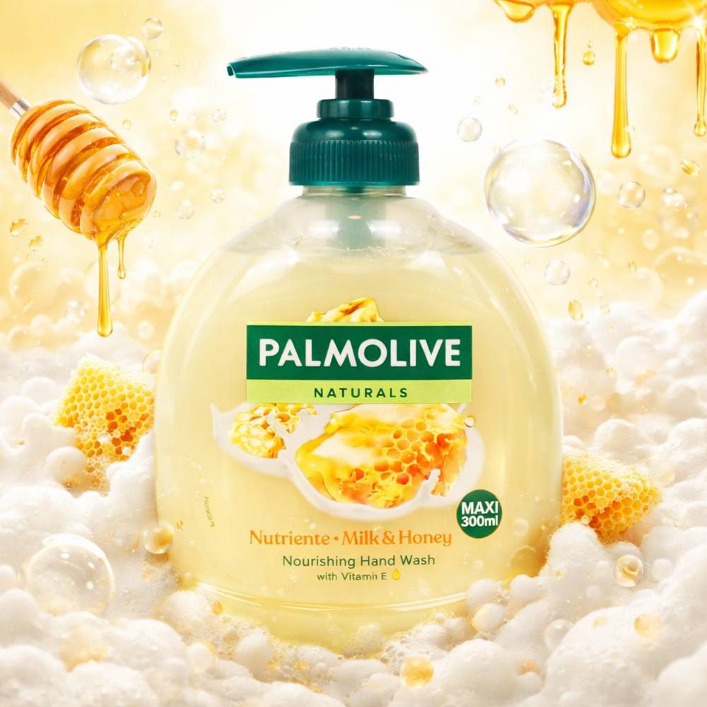 Palmolive Melk & Honing Handzeep - Voedende Vloeibare Handwas (300 ml)