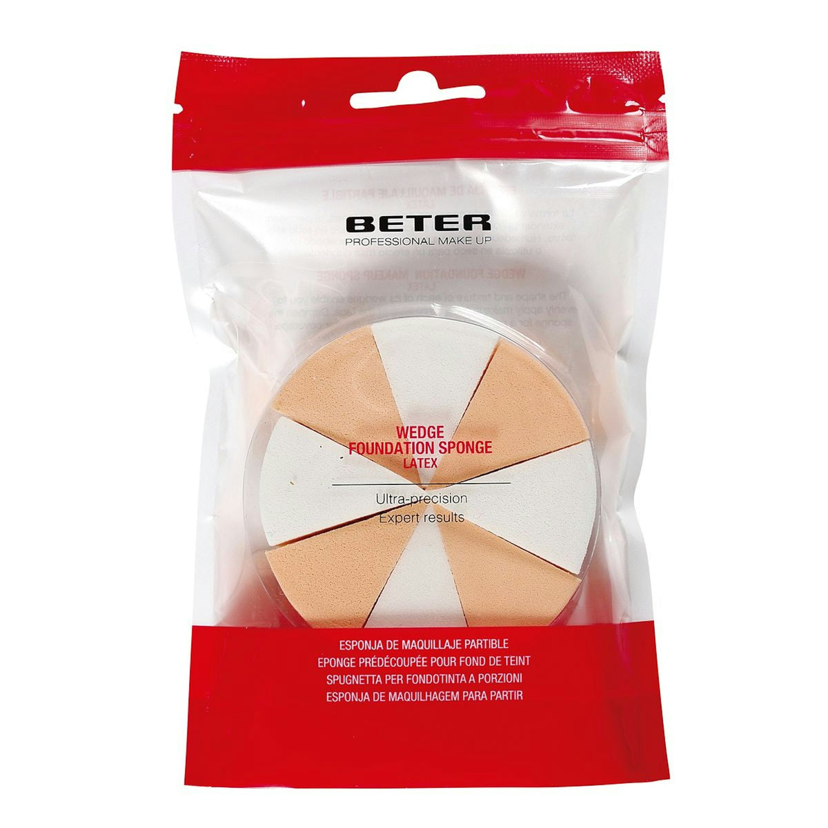 Beter Latex Makeup Sponge – Divisible 7 cm Round Applicator 1