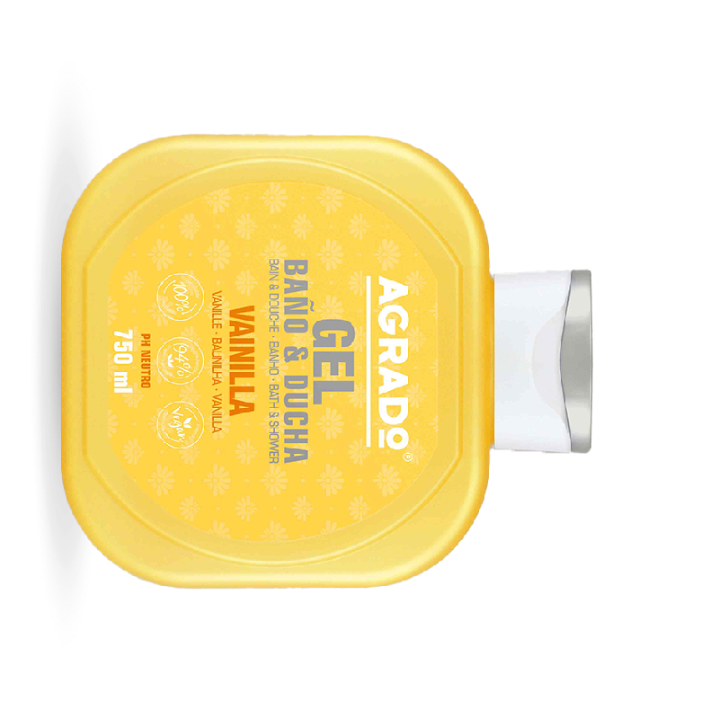 Agrado Gel Douche Nettoyant Hydratant et Rafraîchissant 750 ml
