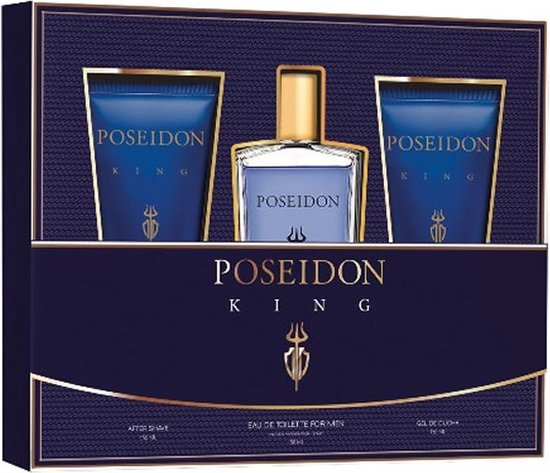 Poseidon Herren-Parfüm-Set „The King“ EDT (3-teilig)