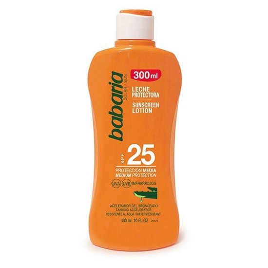 Sun Milk Babaria Spf 25 (300 ml) Aloe Vera