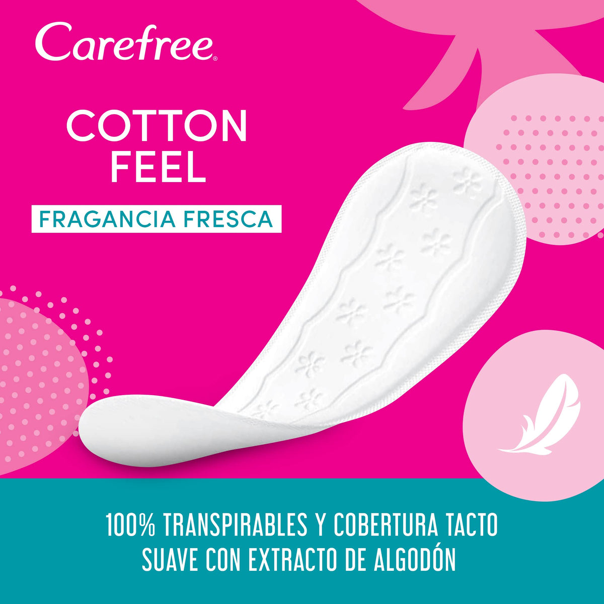 Carefree Fresh Panty Liners Daily Protection 44+4 Pack