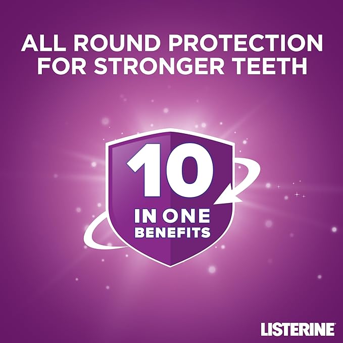 Listerine Total Care Alcohol-Free Mouthwash – Complete Oral Care with Fresh Mint Flavor (95 ml)