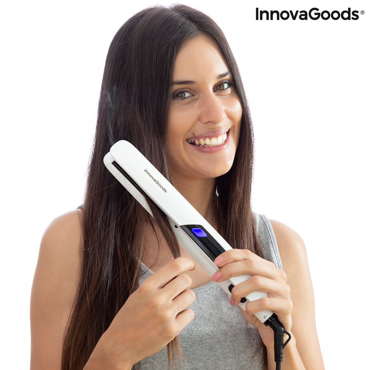 Fer à Cheveux en Céramique avec Vapeur Stemio InnovaGoods 36 W
