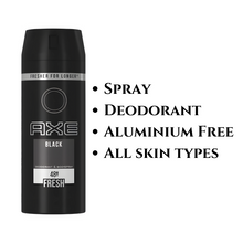 Load image into Gallery viewer, Axe Black Deodorant Body Spray