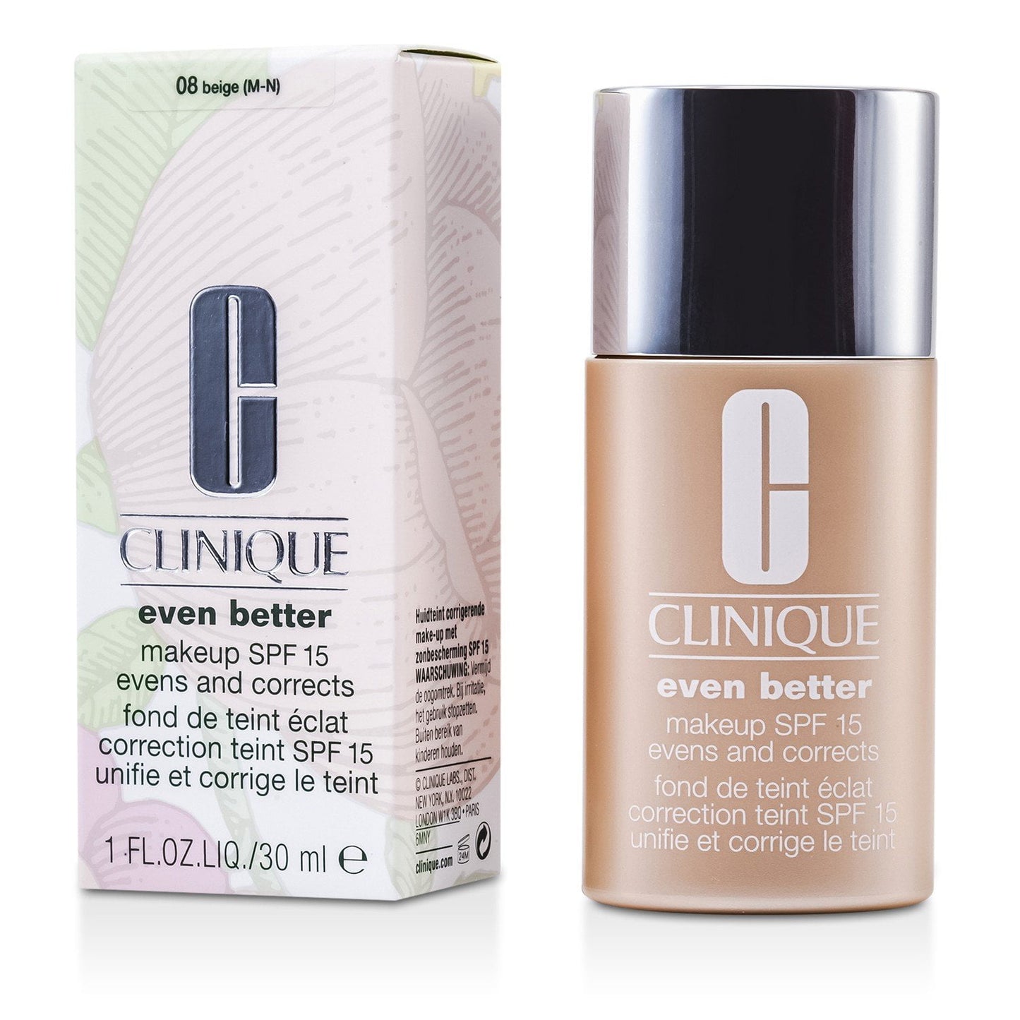 Make-up tegen bruine vlekken nog beter Clinique 08-Beige Spf 15 (30 ml)