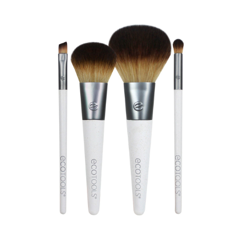 EcoTools All Eyes On Me brush set with pouch (4 pcs)