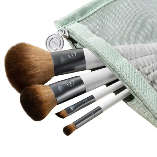 EcoTools All Eyes On Me brush set with pouch (4 pcs)