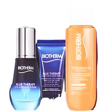 Afbeelding in Gallery-weergave laden, Biotherm Blauwe Therapiecrème In Olie+Geaccelereerd Serum+Oogcrème