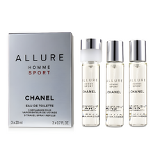 Load image into Gallery viewer, Chanel Allure Homme Sport Eau De Toilette Refillable Travel Spray Refill