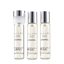 Load image into Gallery viewer, Chanel Allure Homme Sport Eau De Toilette Refillable Travel Spray Refill