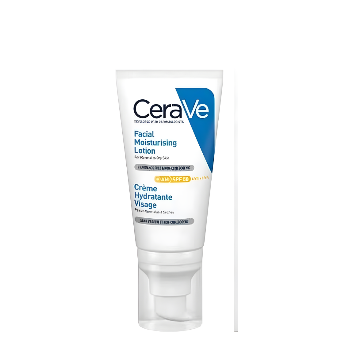 CeraVe Fragrance Free SPF50 Facial Moisturising Lotion