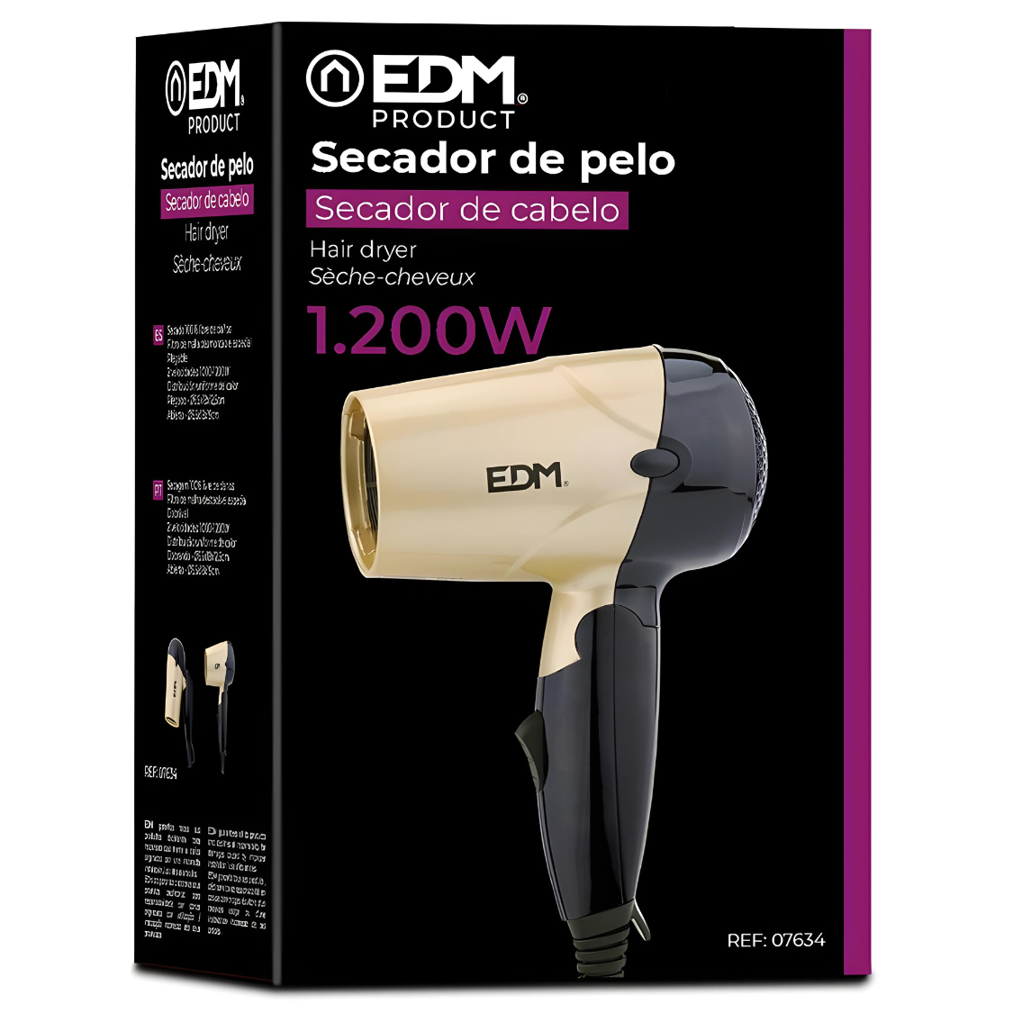 Sèche-cheveux EDM 07634 1200 W
