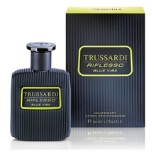 Cargar imagen en el visor de la galería, Trussardi Riflesso Blue Vibe eau de toilette para hombre