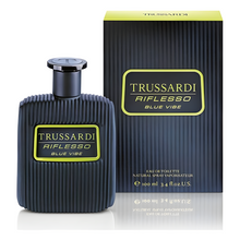 Cargar imagen en el visor de la galería, Trussardi Riflesso Blue Vibe eau de toilette para hombre