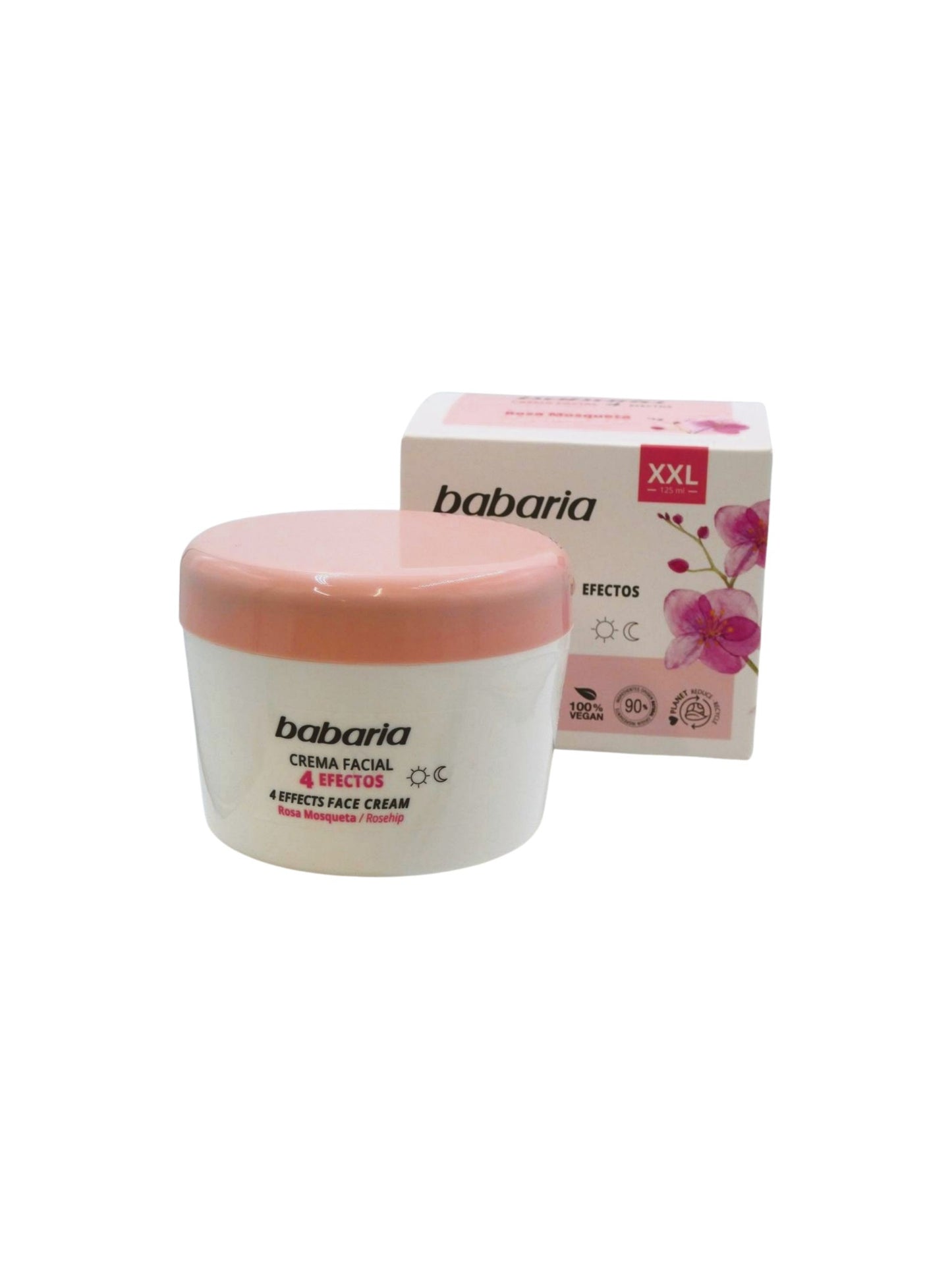 Babaria Rosa Mosqueta Gesichtscreme 4 Effekte 125ml