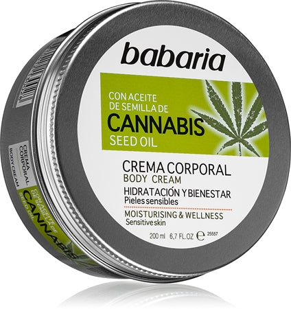 Crema hidratante corporal Babaria con vitamina E antioxidante (200 ml)
