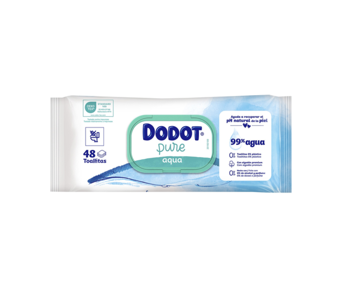 Dodot Baby Wipes – Cleansing & Care with Gliding Waves (64 Wipes) 4