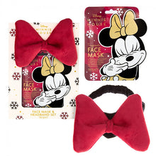 Charger l'image dans la galerie, Ensemble masque et bandeau Disney Minnie Bourgogne