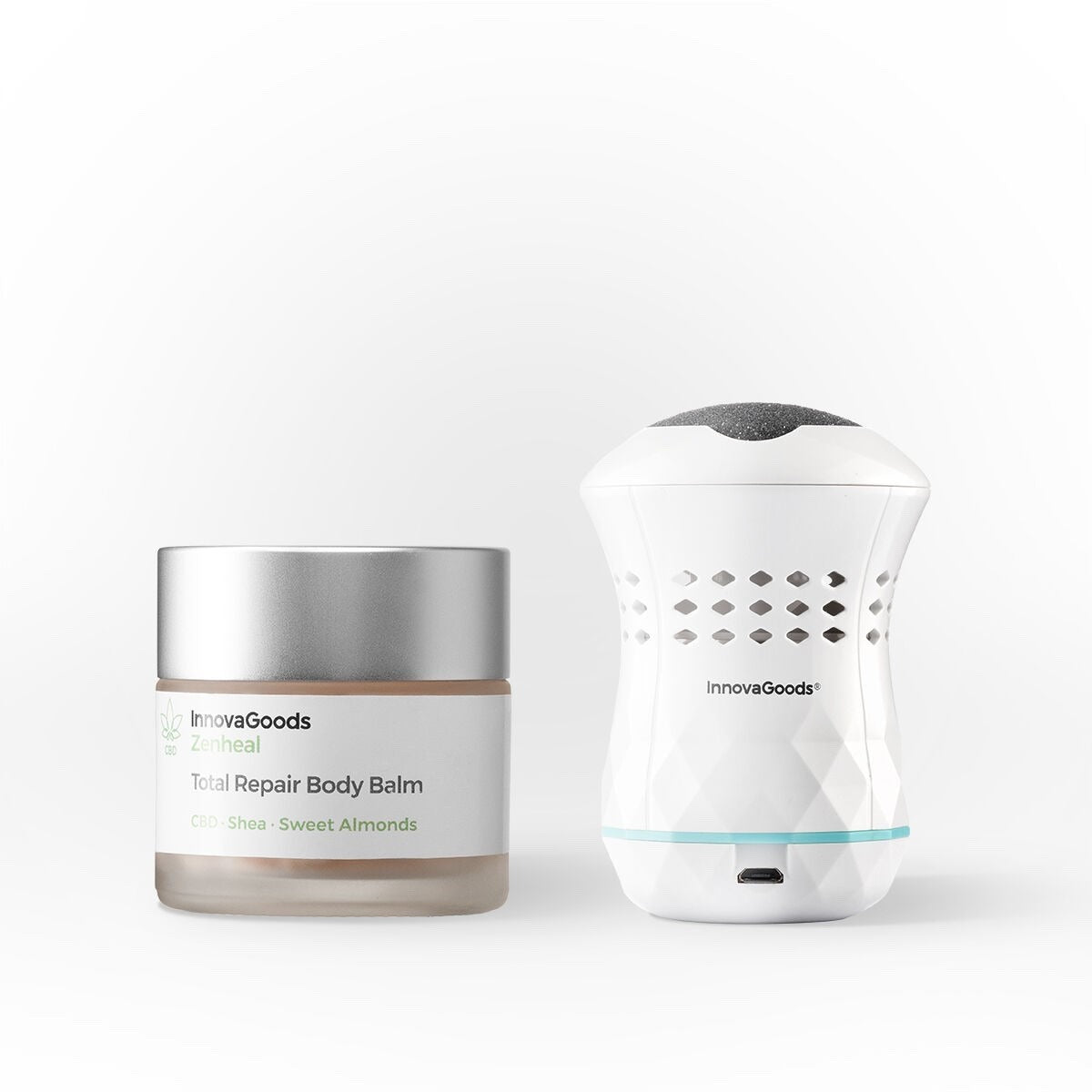 InnovaGoods CBD Face Cleansing Duo Pack – Vegan Facial Cleansing & Exfoliating Skincare Set 2