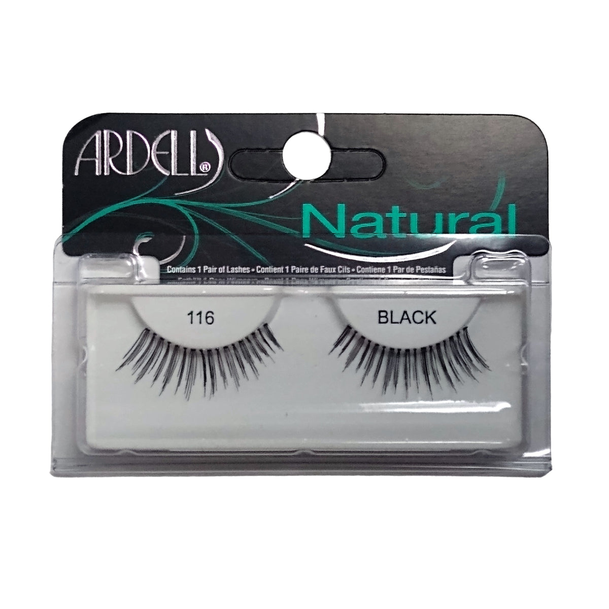 Ardell Fashion Lashes 116 – Black Natural Flared Strip Lashes (1 Pair) 2
