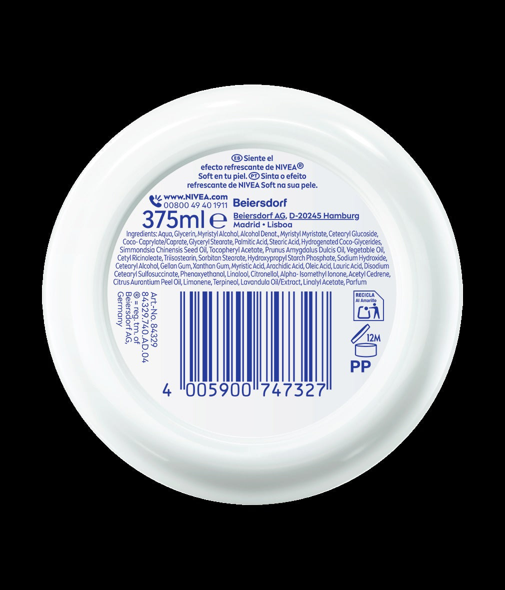 Nivea Moisturising Body Cream – Refreshing Daily Hydration for Soft Skin (375 ml) 4