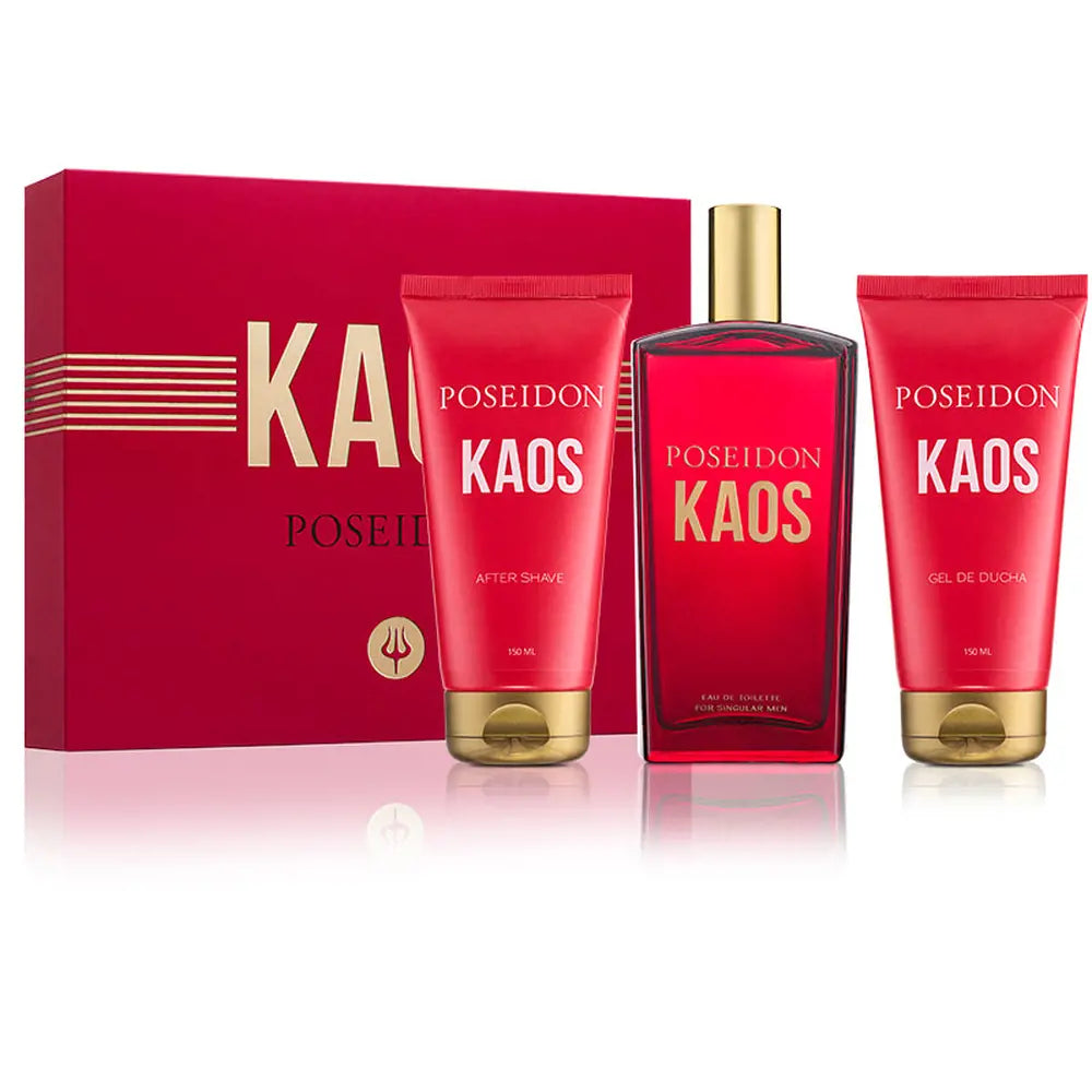 Poseidon Men's Perfume Set Kaos 3 Pieces