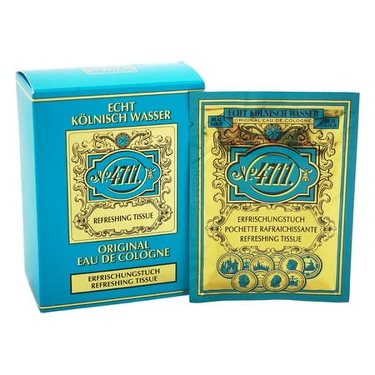 4711 Original Eau de Cologne Refreshing Wipes – Individually Wrapped (10 pcs) 3