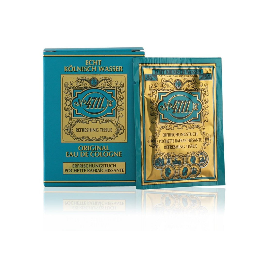 4711 Original Eau de Cologne Refreshing Wipes – Individually Wrapped (10 pcs) 4