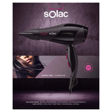 Load image into Gallery viewer, Hairdryer Solac SP7170EXPERT 2600W IONIC Black