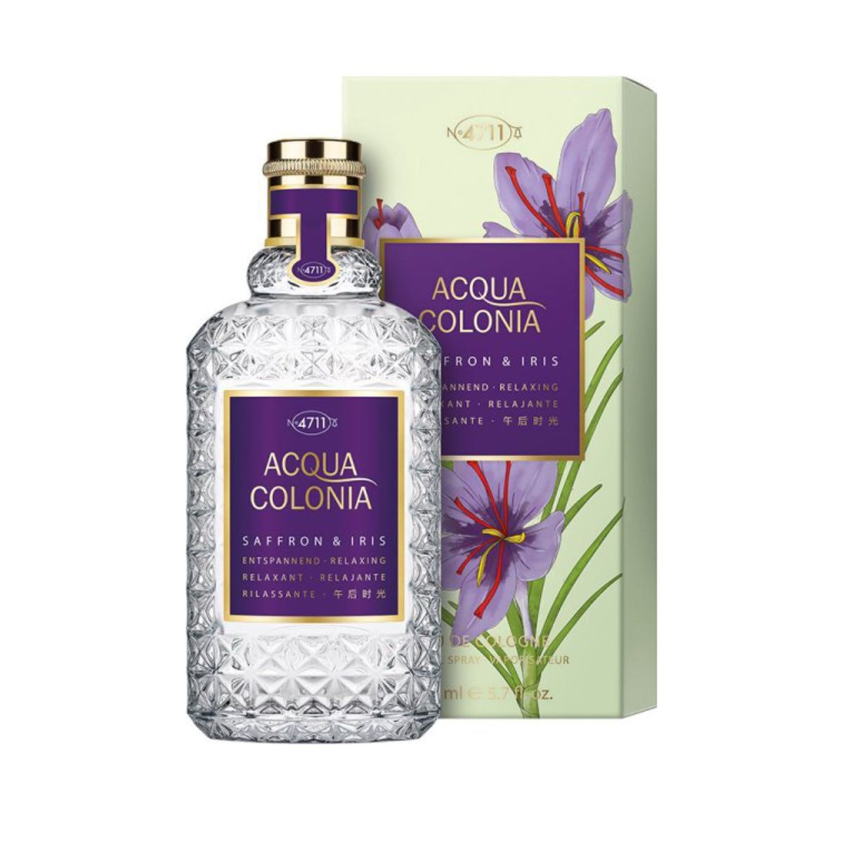 4711 Acqua Colonia Saffron & Iris Eau de Cologne (50 ml / 170 ml) 4