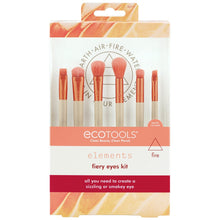 Charger l'image dans la galerie, Ensemble de pinceaux de maquillage Ecotools Elements Fire Fiery Eyes (6 pcs)