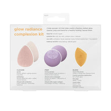 Cargar imagen en el visor de la galería, Esponja de maquillaje Real Techniques Sponge + Glow Radiance Complexion (3 uds.)