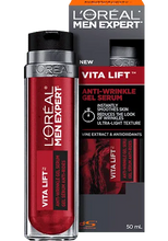 Load image into Gallery viewer, L'Oreal Men Expert Vita Lift Anti-Wrinkle Gel Serum - Lindkart