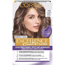 Load image into Gallery viewer, Permanent Colour Creme L'Oreal Make Up Excellence Cool Creme Intense Ash Blonde 7,11