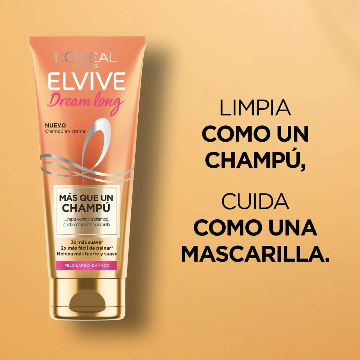 Restorative Shampoo L'Oreal Make Up Elvive Dream Long (250 ml)
