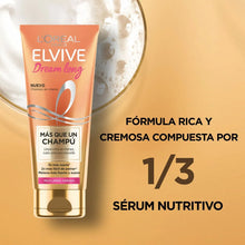 Lade das Bild in den Galerie-Viewer, Shampooing Réparateur L'Oreal Make Up Elvive Dream Long (250 ml)