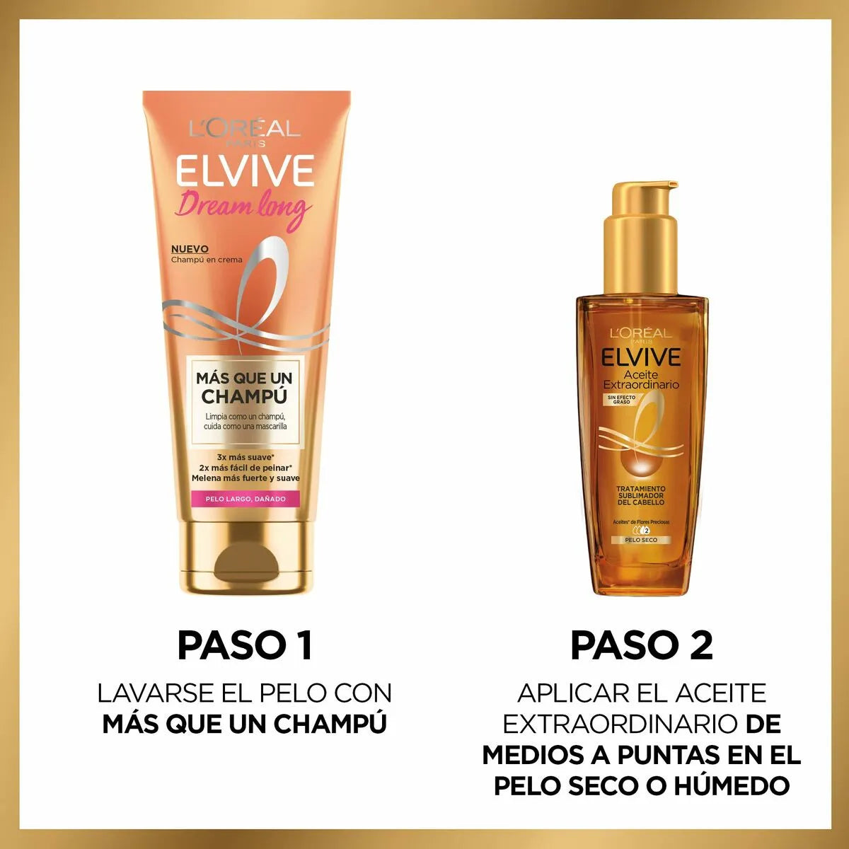 Restorative Shampoo L'Oreal Make Up Elvive Dream Long (250 ml)